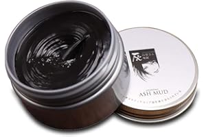 MQUPIN Temporary Hair Color Wax, Professional DIY One Time Hair Wax Dye Styling Cream Mud, Washable Hair Paint Wax For Party, Cosplay,Club Women Men (Black)