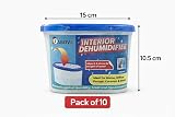 1ABOVE Dehumidifier 500ml Pack of 10 Moisture Absorber Condensation Remover view 2
