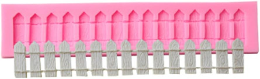 Monbedos Garden Fence Fence Cake Mould Silicone Fondant Mould Cookies Fondant Mold Soap Baking