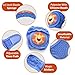 ATHENA FUTURES Baby Knee Pads For Crawling, Knee Pads for Baby Girls & Boys, Adjustable Padded Accessories for Infant to Toddler, Cute Anti-Slip Knee Protector for Kids, Soft, 2 Sets Per Box