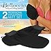 Belloccio Set of 2 Premium Tanning Exfoliating Glove Mitts; Preparation Shower Scrub Gloves for Sunless Self Tanning