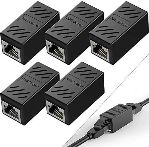 سعر وصلة RJ45 من فيجو، محول شبكة محلية بـ 5 منافذ أنثى 1 إلى 1، لتوصيل ...