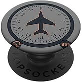 DG Directional Gyro Compass Flight Instrument Airplane Pilot PopSockets Adhesive PopGrip