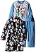 Yo-Kai Watch Boys' 3-Piece Pajama Set with Robe with Yo-Kai,Black/Blue,8