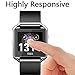 Clearance PEYOU [6PCS] Compatible for Fitbit Blaze Screen Protector Tempered Glass, Premium HD Clear Screen Protector Compatible for Fitbit Blaze SmartWatch, [Bubble-Free] [Scratch-Resistant]