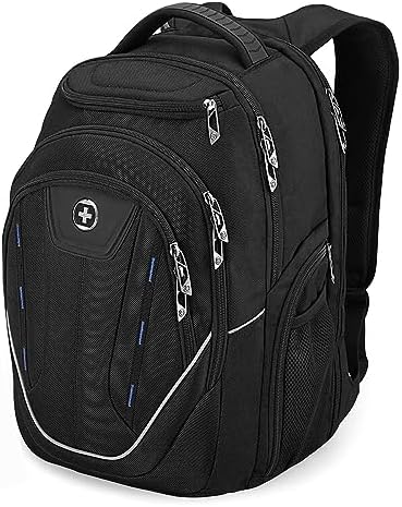 Amazon.com: Mogplof 17.3 Laptop Backpack, Extra Large Travel laptop Backpack  with Rain Cover, TSA Friendly Flight Approved with RFID Anti Theft Pocket,  Water Resistant College Bag for Men and Women : Electronics