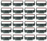 GRC E238-BR compatible ink ribbon replacement for ERC 30/34/38 black and red, Porelon BR506, Dataproducts E2117 (24-pack)