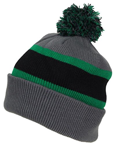 Best Winter Hats Quality Cuffed Cap With Large Pom Pom