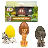 Animal Planet Grow Eggs- Safari- Hatch and Grow Three Different Super-sized Animals (Series 1)