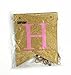 SIFAN Gold Powder Happpy Birthday Banner, Pink and Gold Party Decorations