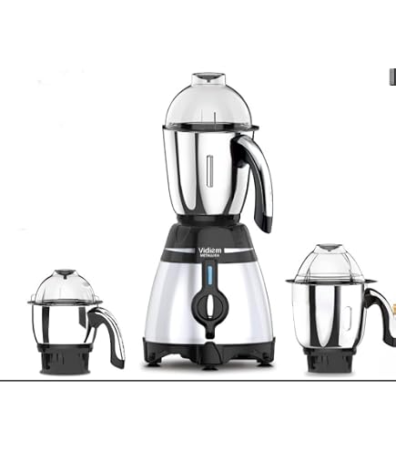 Amazon.com: Preethi Steele 3-Jar Mixer Grinder, 550-Watt, Silver