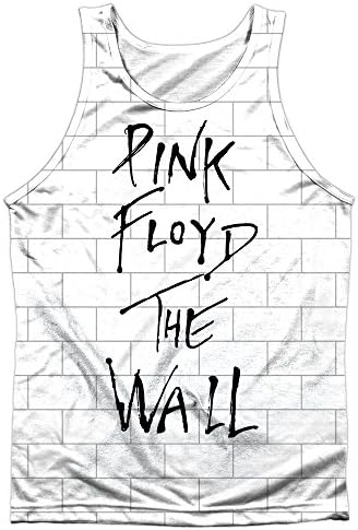 Pink Floyd The Wall (Front Back Print) Mens Adult Tank Top Sub Shirt Xl White