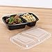 Pride Nutrition Meal Prep Food Containers - MADE IN THE USA - BPA Free 2 Compartment Proportional Durable Stackable Freezable Microwaveable with Lids Top Rated Long Lasting (7 Pack)