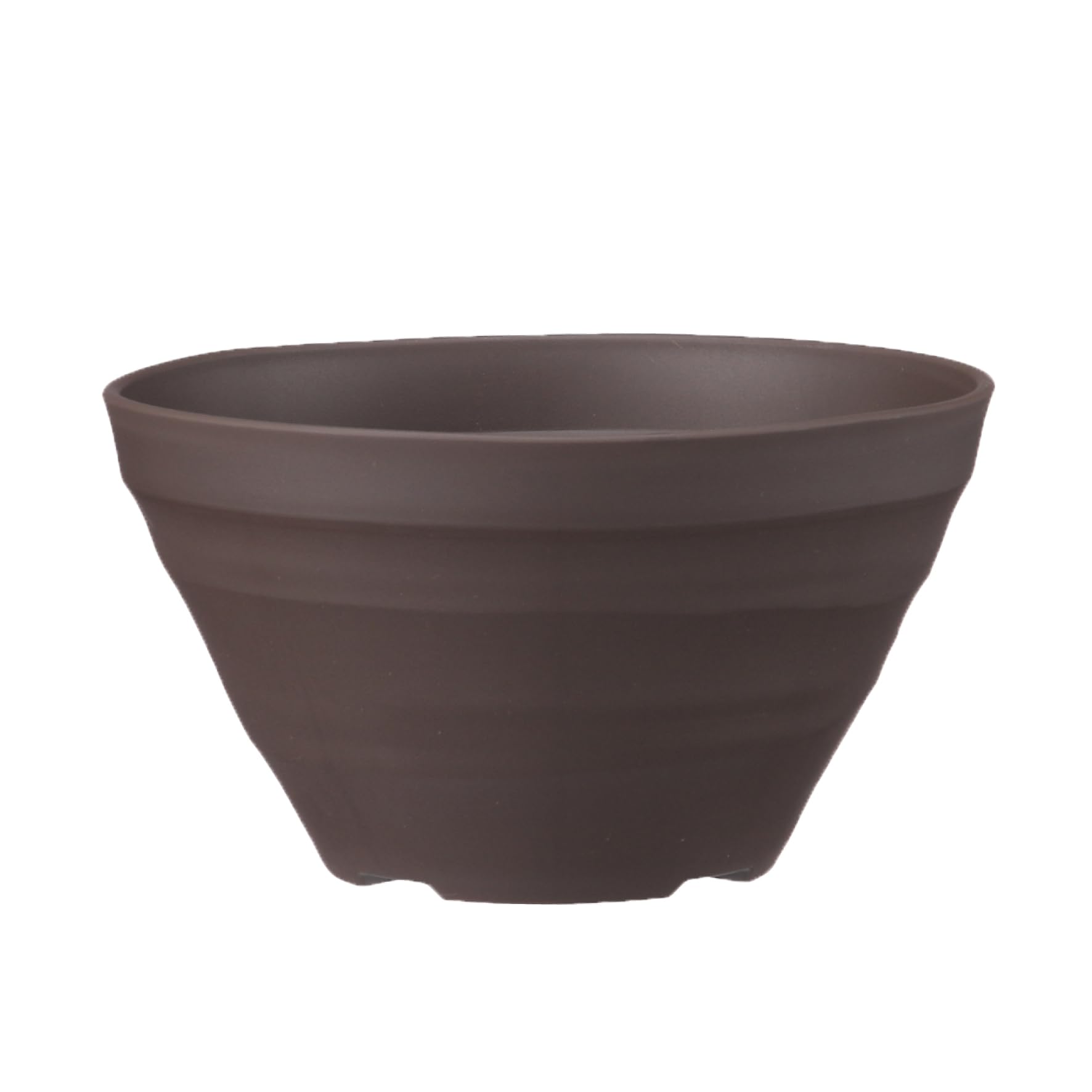 アップルウェアー 鉢 プランター クラフトボール 35型 ダークブラウン 土容量8L 奥行35×幅35×高さ19㎝ ボール 草花 寄せ植え 陶器風 日本製商品画像