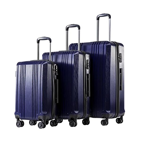 coolife luggage set lock