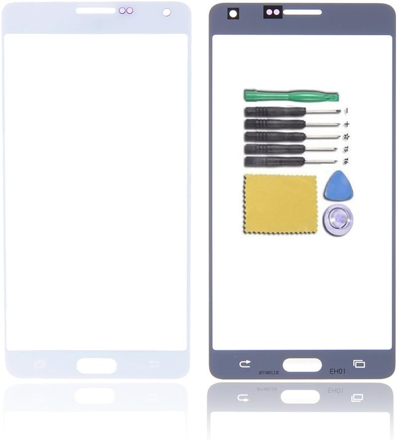JingXiGuoJi® Front Screen Glass Outer Lens Repair Replacement for Samsung Galaxy A7 A700 A7000 (White)