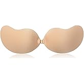 NIPCINN Pushup Sticky Bra for Women Reusable Stick Lift No Show Silicone Backless Invisible Strapless Adhesive Bra Seamless
