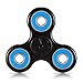 Toplay Fidget Spinner Toy Stress Reducer Ceramic Bearing - Perfect For ADD, ADHD, Anxiety, and Autism Adult Children (Black-blue)