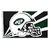 Fremont Die NFL New York Jets 3' x 5' Flag with Grommets, 3 x 5-Foot, Helmet
