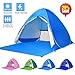 Ylovetoys Beach Tent Sun Shelter Automatic Pop Up Beach Tent Instant Beach Shade Canopy Cabana Tent Waterproof Anti UV Beach Umbrella Tent 2-3 Persons Outdoor Beach Camping Tents(Blue)