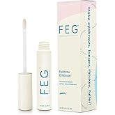 FEG Eyebrow Enhancer Growth Serum for Thicker Brows | Natural Brow Enhancing Serum for Growing and Thickening Eyebrows | Stimulates Natural Growth | 3ml | Single Pack