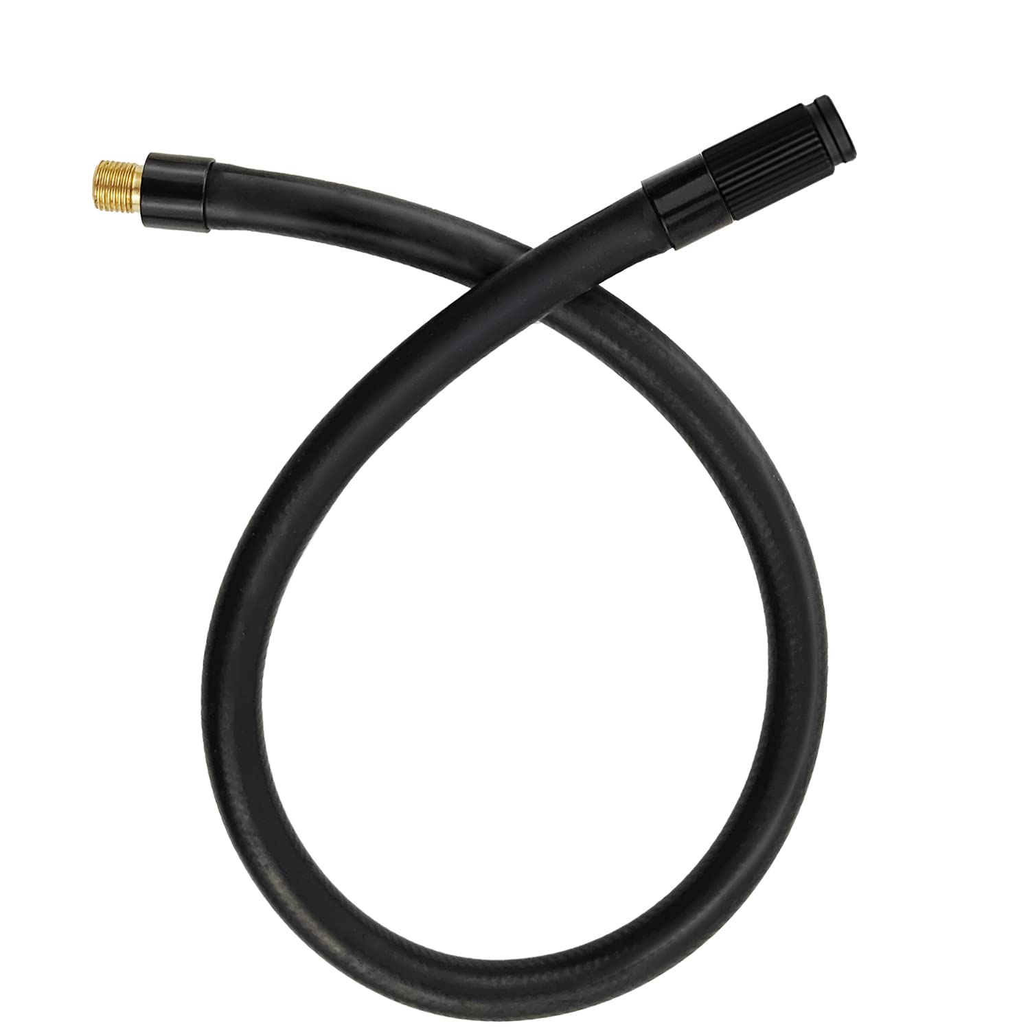 sciuU 40cm / 15.7 inches Extension Tube Hose for Portable Air Compressors, Bike Car Motorcycle Bicycle Tyre Air Pump Inflator Replacement Hose, with Locking Adapter Valve Schrader American valve