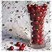 GOOTRADES Artificial Lifelike Simulation Red Cherries Fake Fruit for Party Decoration (Pack of 50)