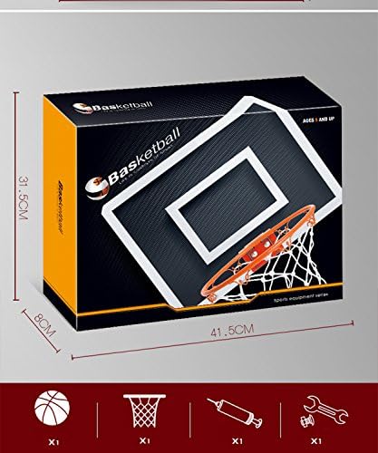 XinBooming Indoor Hanging Basketball Hoop Mini Basketball Board For Office Game &amp; Kids Game