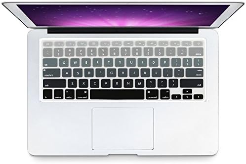LZL Life Keyboard Protector, Cover for Macbook Pro 13 Inch 15 Inch (with or without Retina Display) iMac and Macbook Air 13 Inch (with or without Retina Display) (Grey Ombre)
