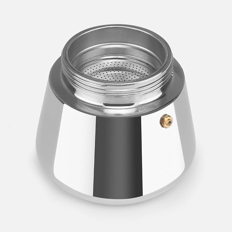 KFI 1260 - Máquina de Café Italiana, 12 Chávenas, Pega, Válvula de Segurança, Aço Inoxidável