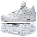 Jordan Air 4 Retro Pure Money Men Lifestyle Sneakers New White