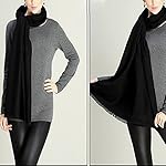 YAOYUE-US Luxurious Large Thick Solid Color Scarves Shawl Soft Pashmina Mulberry Silk Blended Wrap For Womens YAOYUE-US Luxurious Large Thick Solid Color Scarves Shawl Soft Pashmina Mulberry Silk Blended Wrap For Womens