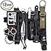 Chillax Emergency Survival Kit 13 in 1, Outdoor Survival Gear Tool for Camping, Hiking, Climbing, Traveling with Survival Bracelet, Folding Knife, Flashlight, Compass, Fire Starter by (Kit 2)