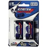 Energy Paintball 9V Alkaline Paintball Battery - 2 Pack