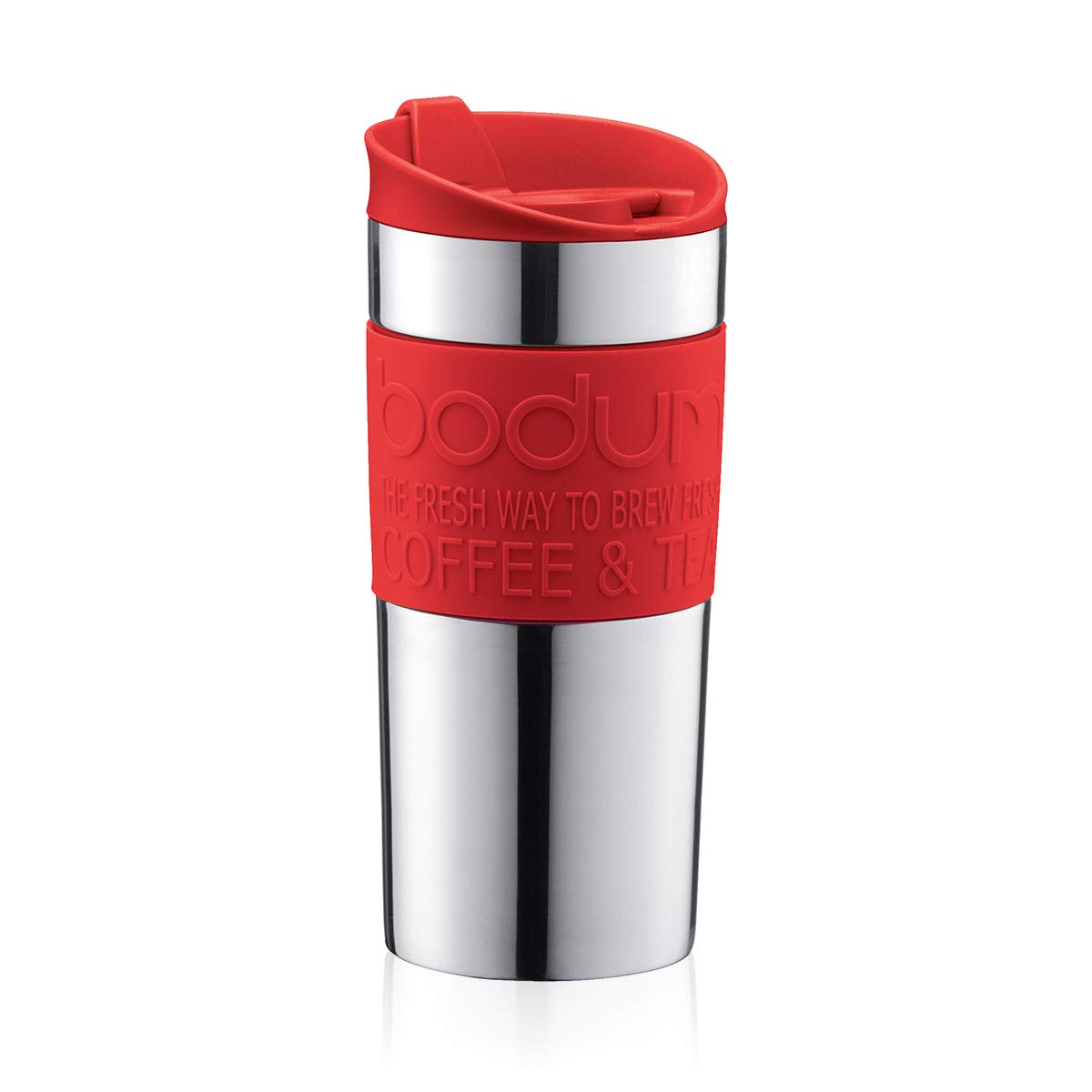 BODUM TRAVEL MUG Stainless Steel Vacuum travel mug, 0.35 l, 12 oz - Red — image 1