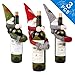 Aytai 3pcs Christmas Wine Bottle Cover, Christmas Gnomes Wine Bottle Cover Toppers Dress for Christmas Decorations