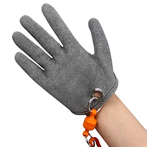 Angelhandschuh mit Magnethaken, schnittfest, wasserdicht, rutschfest, für Fischer, links – Bild 3