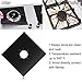 Gas Stove Burner Covers 8 Pack - CrazyLynX Double Thickness Gas Range Protectors, Stove Top Liner with FDA Approved, Reusable, Non-Stick, Dishwasher Safe, Heat-resistant - Black (10.6
