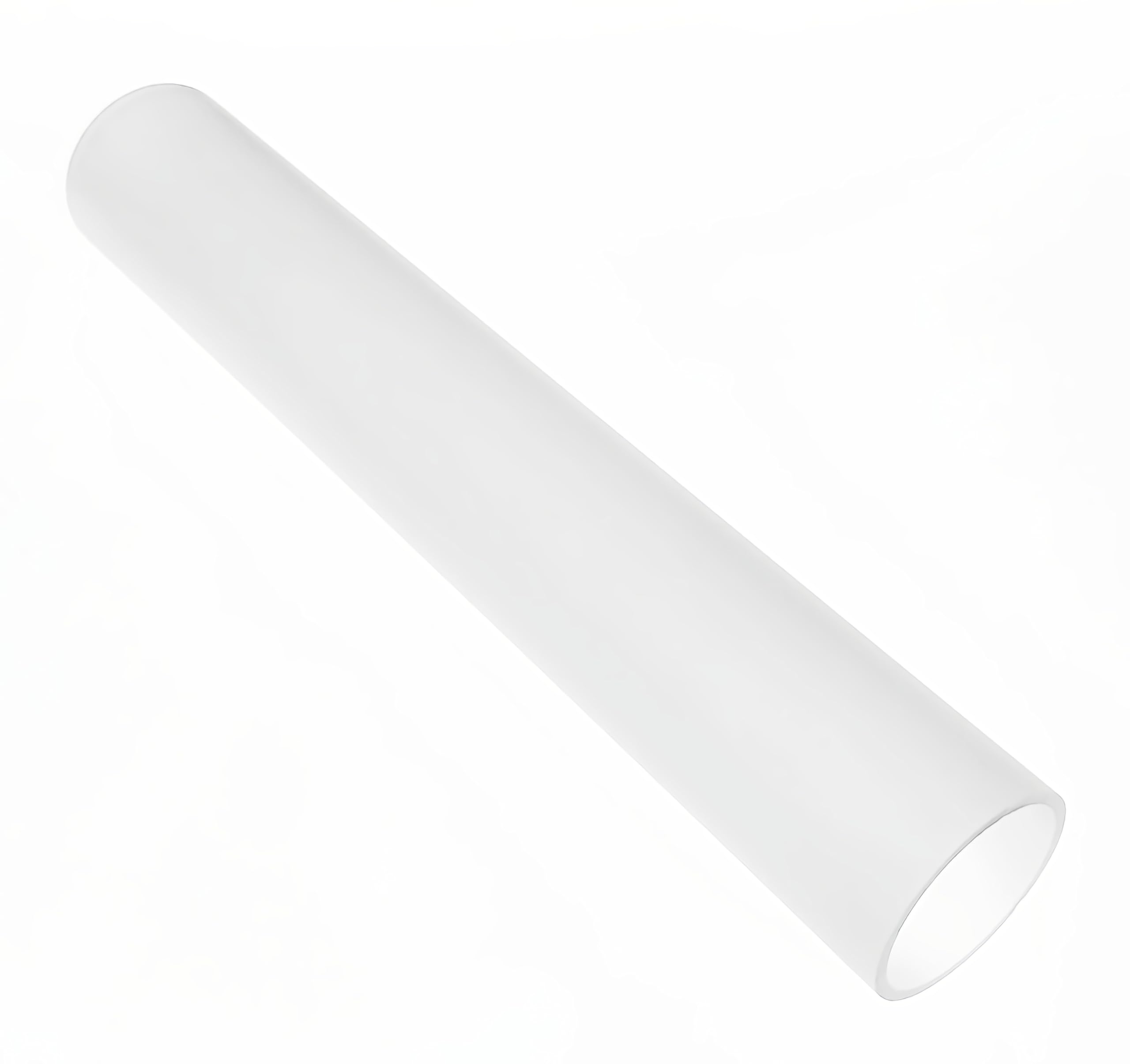 Photo 1 of 1 Piece Frosted Clear Acrylic Tube 2” OD x 1 3/4" ID x 24" (23 7/8") Inch Long - 2" Diameter Frost