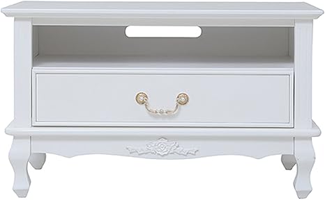 Amazon Jkプラン 姫系 家具 キャッツプリンセス かわいい テレビ台 テレビボード テレビ ラック 収納 引き出し 幅 75 ホワイト Sgt 0111 Wh ローボード テレビ台 オンライン通販