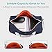 REYLEO Small Gym Bag Men Women Duffel Bags Nylon Weekender Travel Tote Bag With Leather Handle For Short Trip -27L
