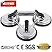 IMT Triple Suction Cup Glass Lifter, Aluminum 3 Plates Hand Suction Lifter for Tiles&Glass&Granite