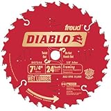 Diablo D0724A 7-1/4" 24T Diablo Circular Saw Framing Blade