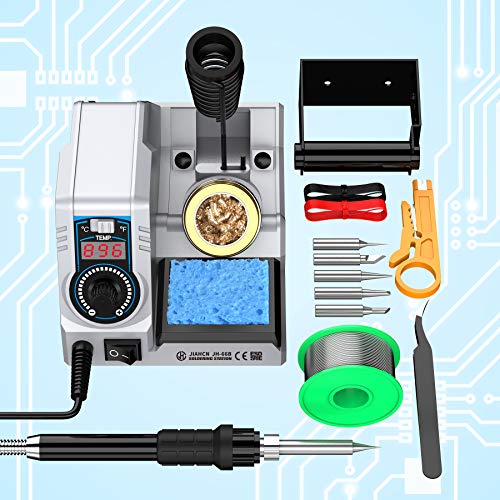 JIAHCN Soldering Station Soldering Iron Kit Digital Soldering Stations