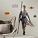 RoomMates Star Wars The Force Awakens Ep VII Rey Peel and Stick Giant Wall Decal
