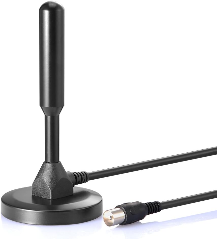 HD Portable Indoor/Outdoor Digital Antenna Gain 30dBi Digital DVB-T FM Aerial Antenna For TV HDTV with UHF/VHF Dual Antenna Receiver Top Quality