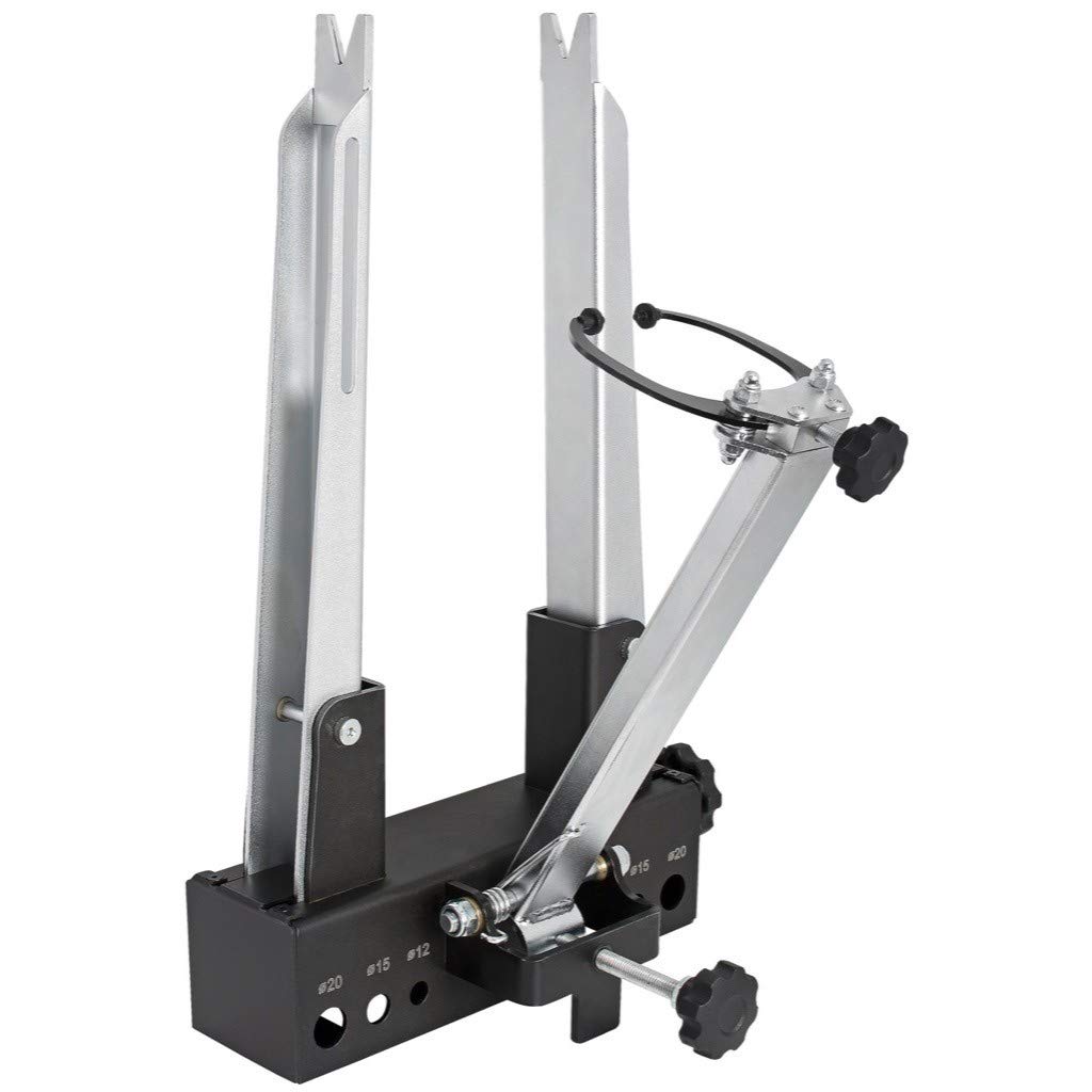 Unior URT669 Professional Wheel Centering Stand - Silver