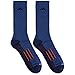 adidas Men's Cushioned X 2 Crew Socks (2-Pair), Denim Blue/Collegiate Navy/Energy Red/Black, Large