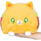 Squishable - Mini Taco Cat - SynthiSquish Collection - 9 in - Soft Toy Collectible Stuffed Animal