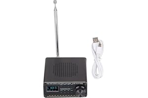 Full-band receiver scanner, high-sensitivity portable radio recorder with DSP SSB digital decoding (LSB USB) with antenna for